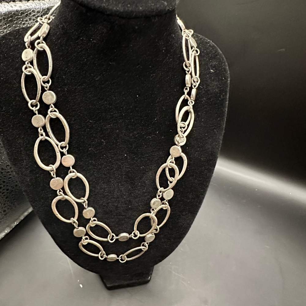 Elegant Silver Chain Necklace from Premier Jewelry collection. Almost New